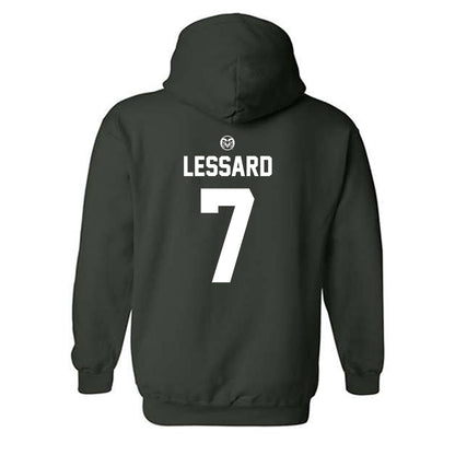 Colorado State - NCAA Football : Jordan Lessard - Hooded Sweatshirt-1