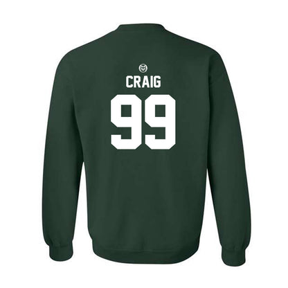 Colorado State - NCAA Football : Cavan Craig - Crewneck Sweatshirt-1