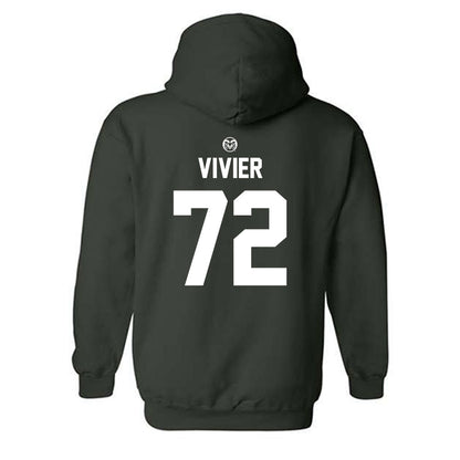 Colorado State - NCAA Football : Maxime Vivier - Hooded Sweatshirt-1
