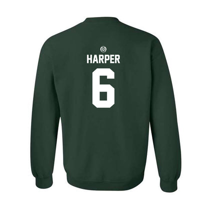 Colorado State - NCAA Football : Jackson Harper - Crewneck Sweatshirt-1