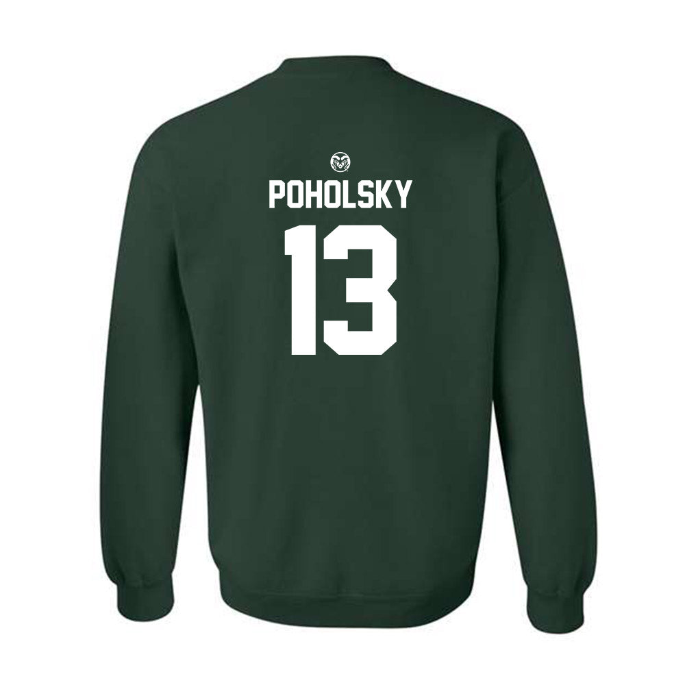 Colorado State - NCAA Football : Tommy Poholsky - Crewneck Sweatshirt-1
