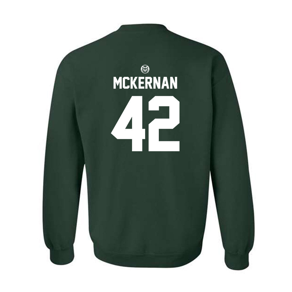 Colorado State - NCAA Football : Declan McKernan - Crewneck Sweatshirt-1