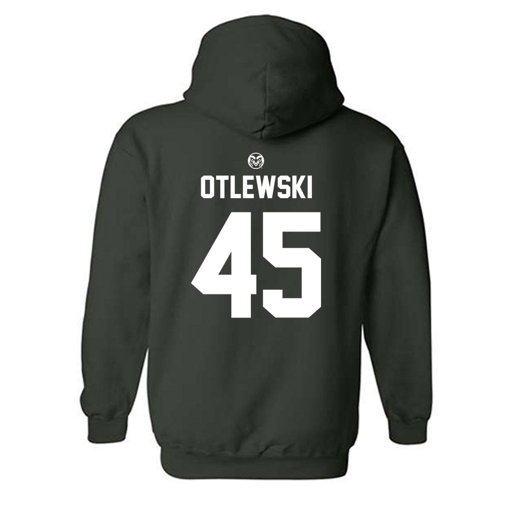 Colorado State - NCAA Football : Caleb Otlewski - Hooded Sweatshirt-1