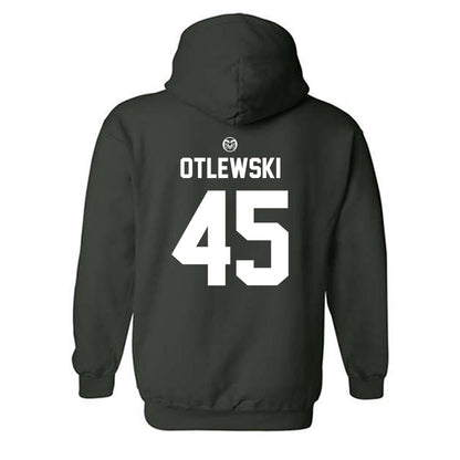 Colorado State - NCAA Football : Caleb Otlewski - Hooded Sweatshirt-1