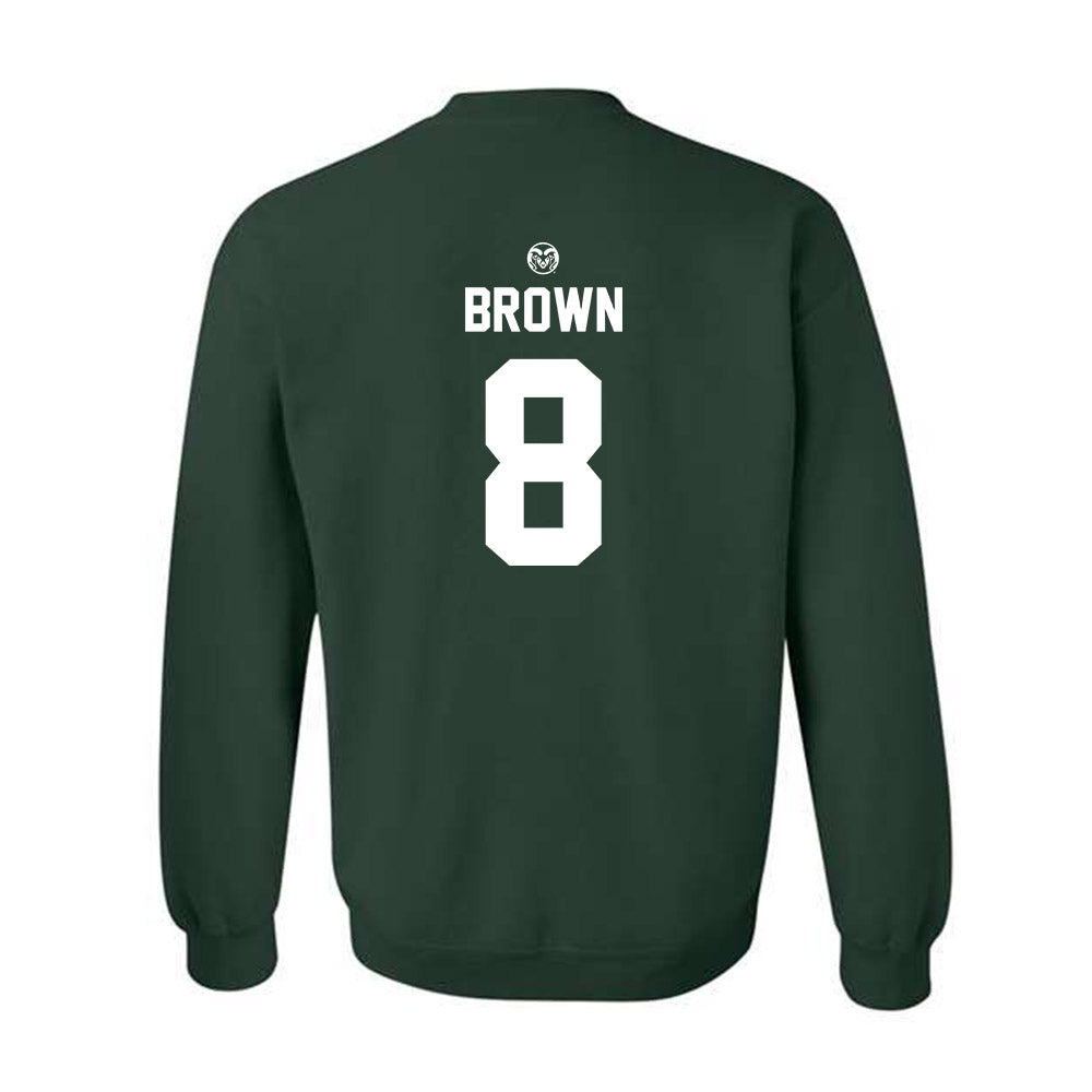 Colorado State - NCAA Football : Lavon Brown - Crewneck Sweatshirt-1