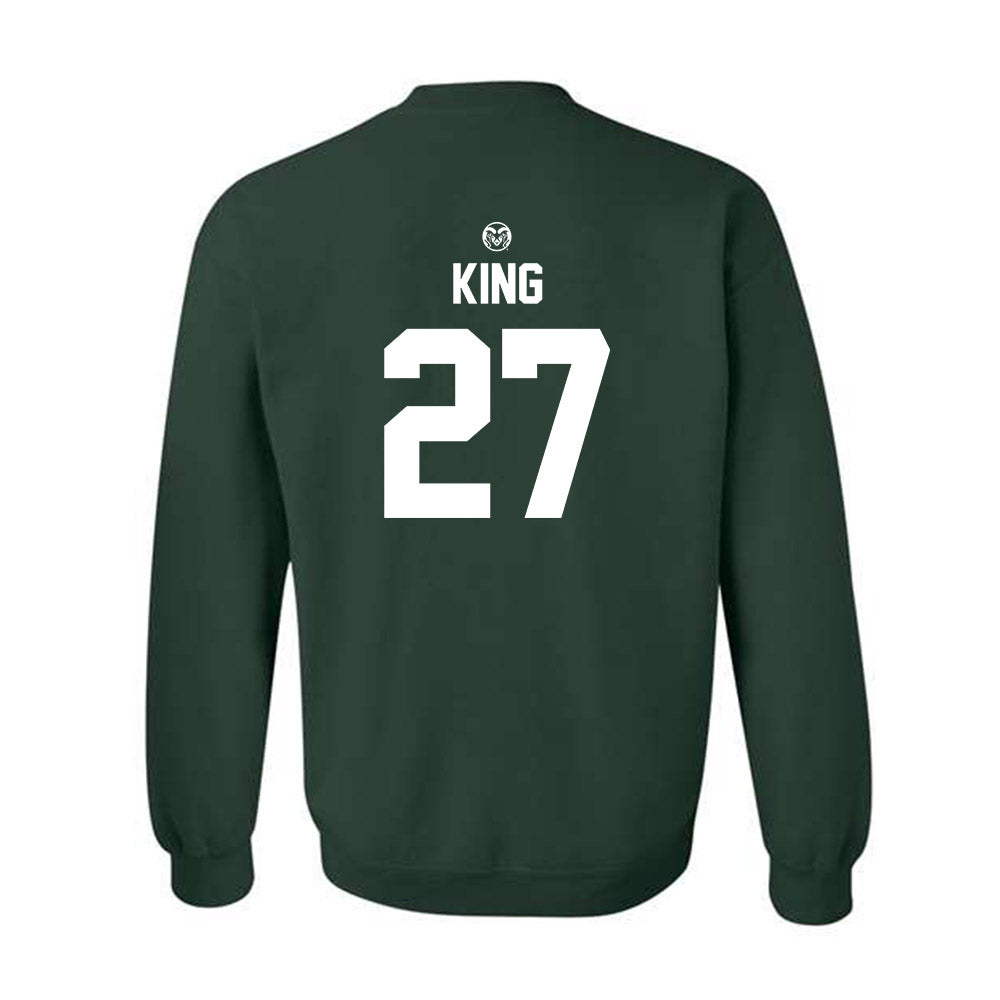 Colorado State - NCAA Football : Jaylen King - Crewneck Sweatshirt-1