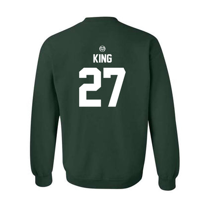 Colorado State - NCAA Football : Jaylen King - Crewneck Sweatshirt-1