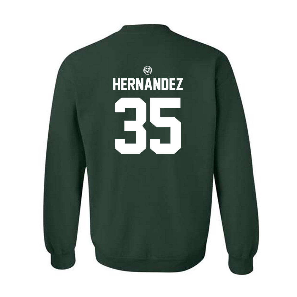 Colorado State - NCAA Football : Jaden Hernandez - Crewneck Sweatshirt-1