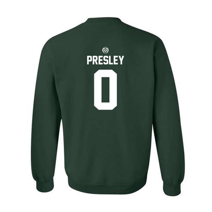 Colorado State - NCAA Football : Caleb Presley - Crewneck Sweatshirt-1