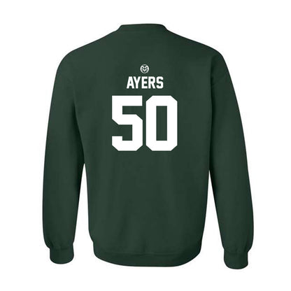 Colorado State - NCAA Football : Josh Ayers - Crewneck Sweatshirt-1