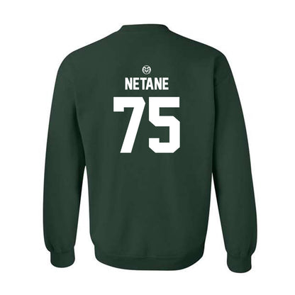 Colorado State - NCAA Football : Sione Netane - Crewneck Sweatshirt-1