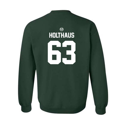 Colorado State - NCAA Football : John Holthaus - Crewneck Sweatshirt-1