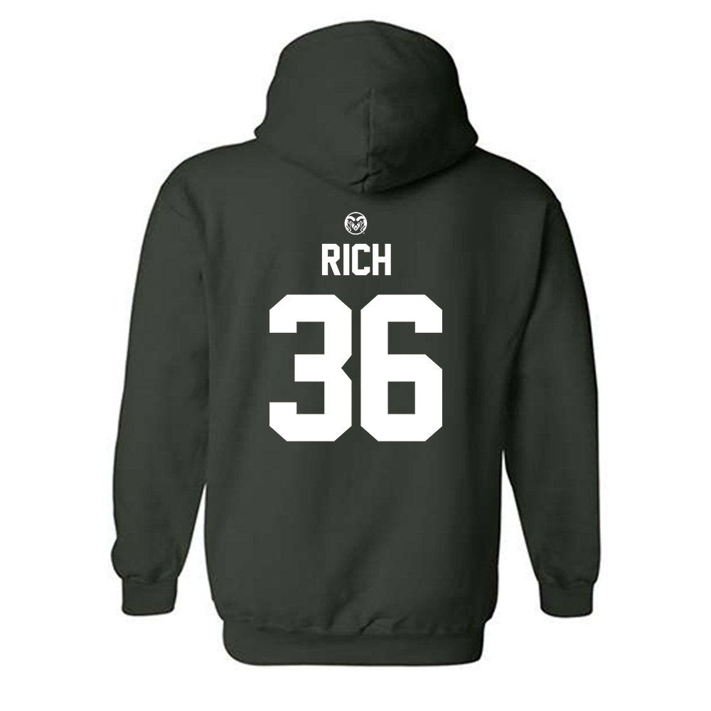 Colorado State - NCAA Football : Dakota Rich - Hooded Sweatshirt-1