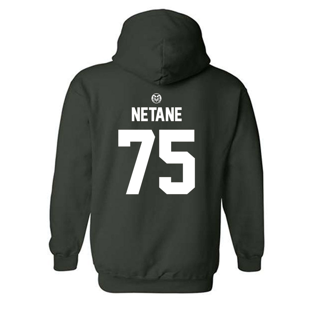 Colorado State - NCAA Football : Sione Netane - Hooded Sweatshirt-1