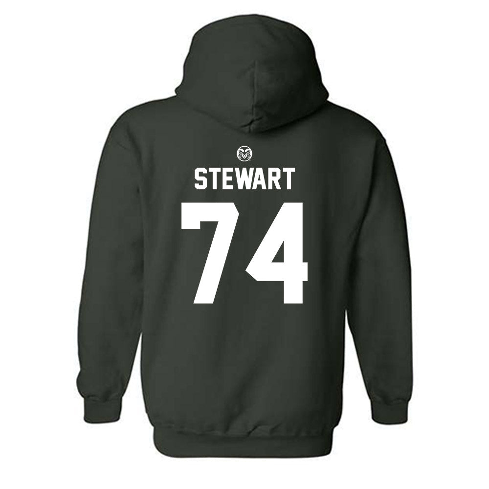 Colorado State - NCAA Football : Payton Stewart - Hooded Sweatshirt-1