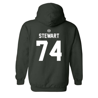 Colorado State - NCAA Football : Payton Stewart - Hooded Sweatshirt-1