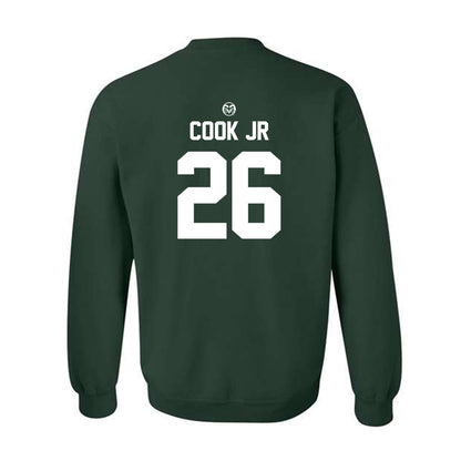 Colorado State - NCAA Football : Thomas Cook jr - Crewneck Sweatshirt-1