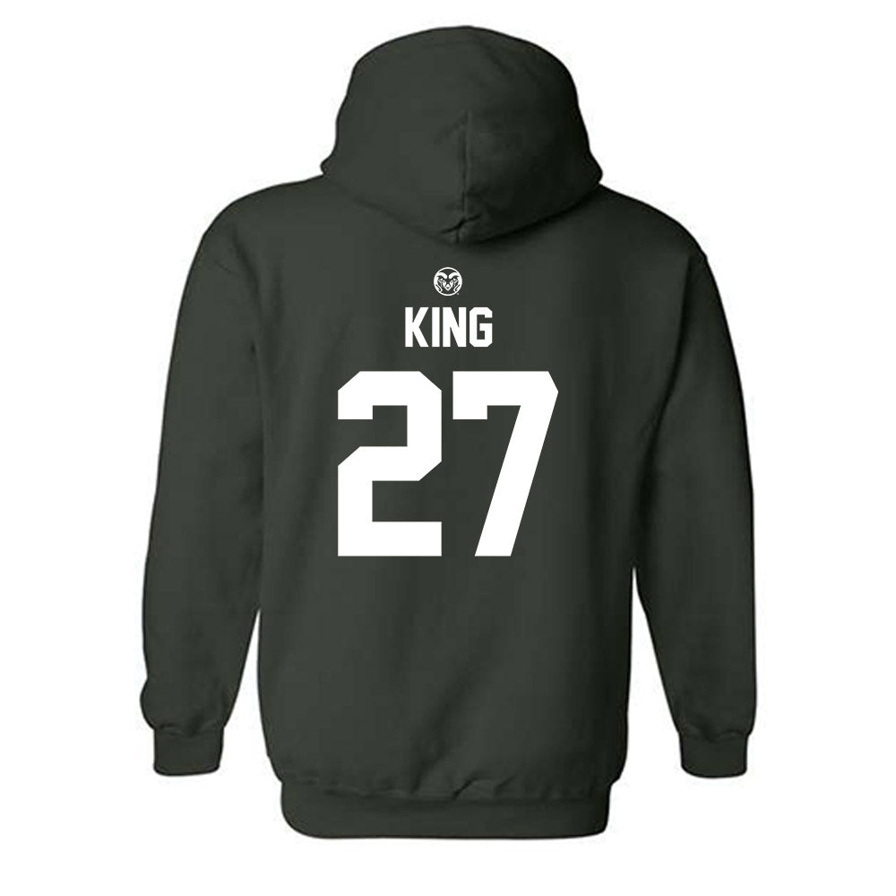 Colorado State - NCAA Football : Jaylen King - Hooded Sweatshirt-1