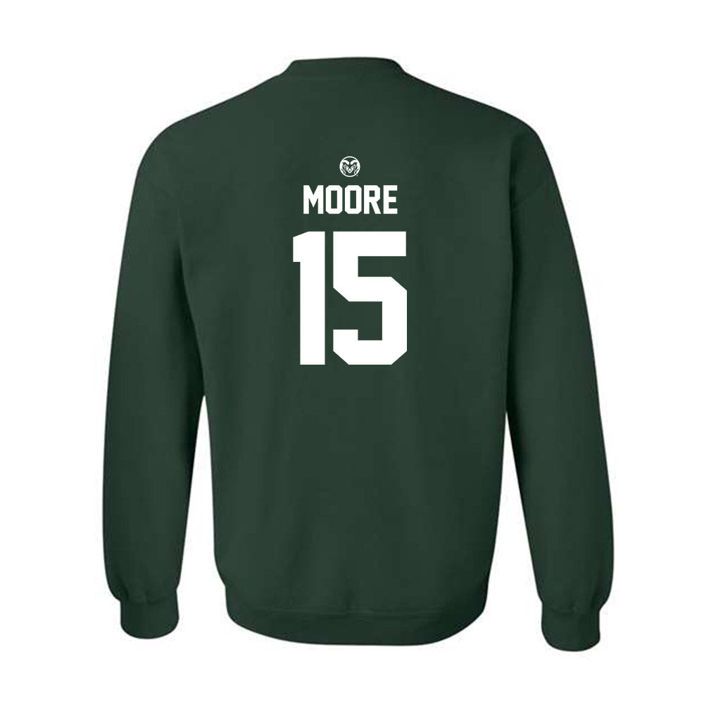 Colorado State - NCAA Football : Tre'Shawn Moore - Crewneck Sweatshirt-1