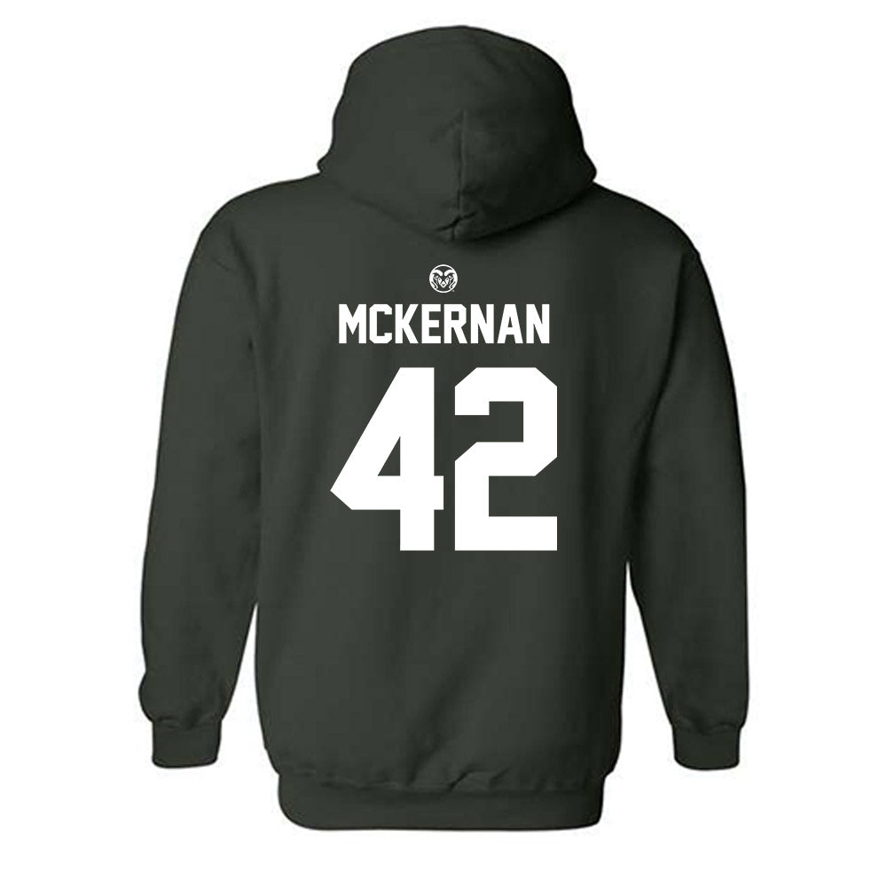 Colorado State - NCAA Football : Declan McKernan - Hooded Sweatshirt-1