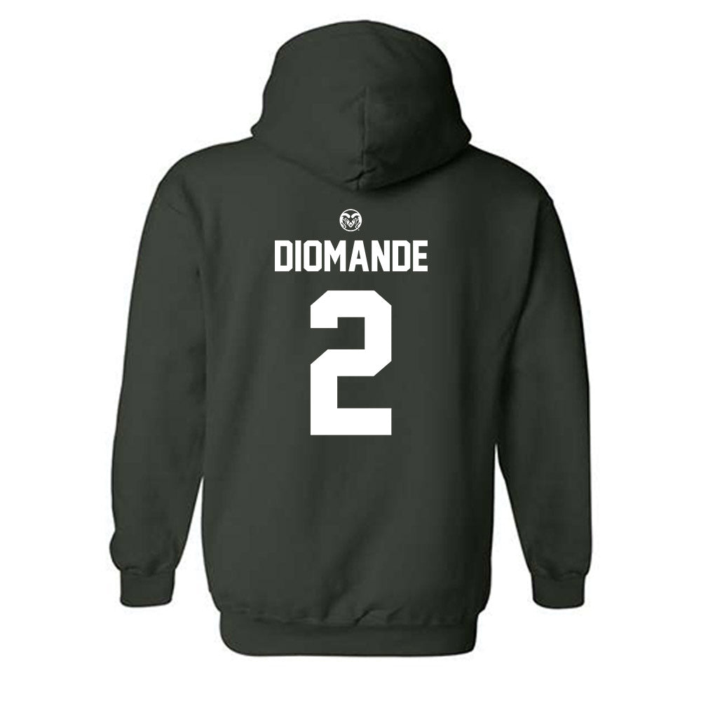 Colorado State - NCAA Football : Oumar Diomande - Hooded Sweatshirt-1