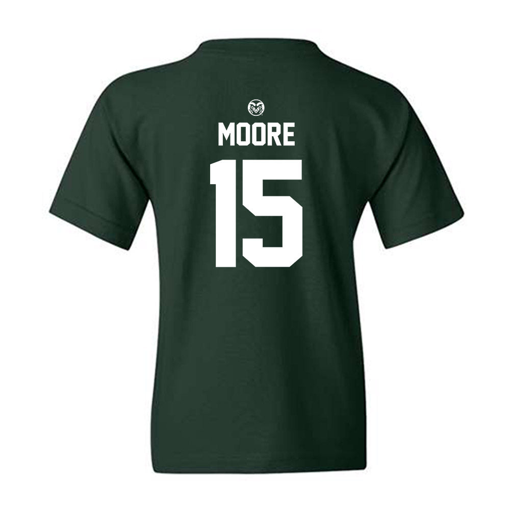 Colorado State - NCAA Football : Tre'Shawn Moore - Youth T-Shirt-1