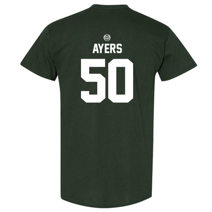 Colorado State - NCAA Football : Josh Ayers - T-Shirt-1