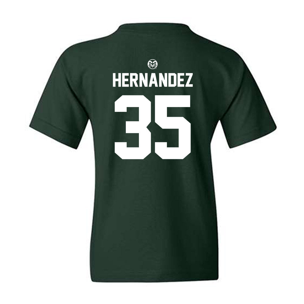Colorado State - NCAA Football : Jaden Hernandez - Youth T-Shirt-1