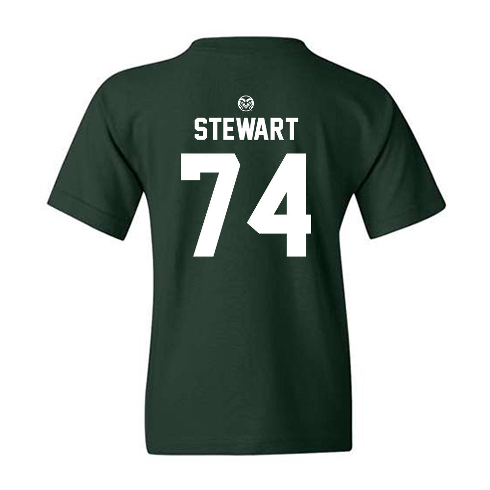 Colorado State - NCAA Football : Payton Stewart - Youth T-Shirt-1