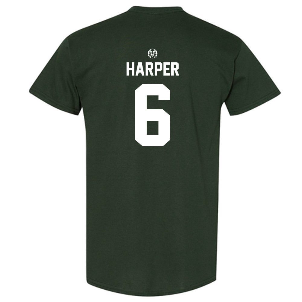 Colorado State - NCAA Football : Jackson Harper - T-Shirt-1