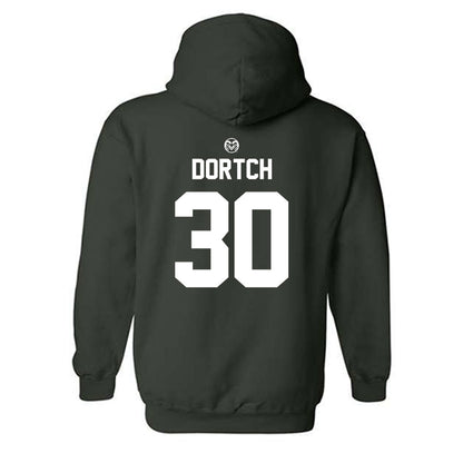 Colorado State - NCAA Men's Basketball : Charlie Dortch - Hooded Sweatshirt-1