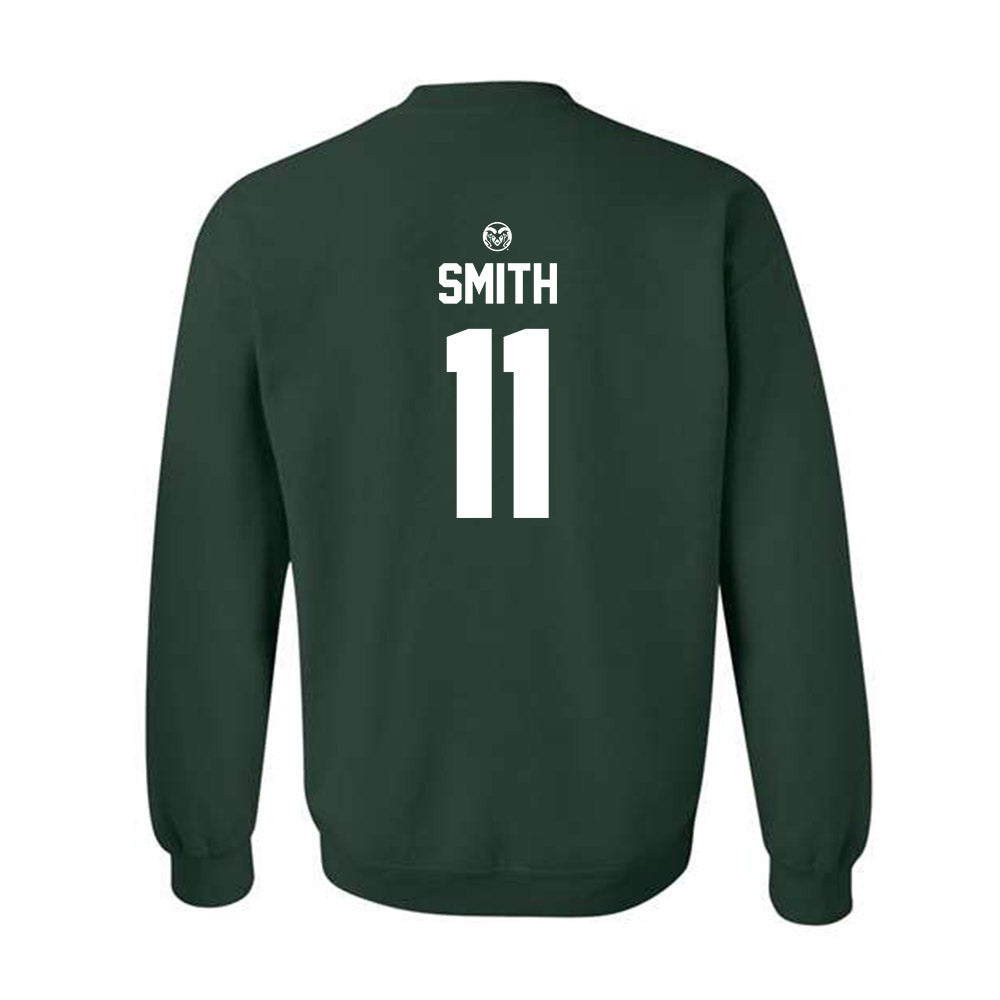 Colorado State - NCAA Women's Basketball : Gianna Smith - Crewneck Sweatshirt-1