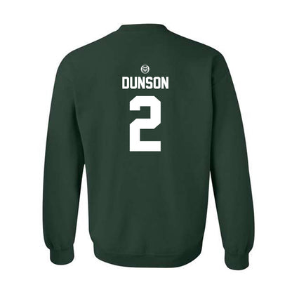 Colorado State - NCAA Men's Basketball : Pops Dunson - Crewneck Sweatshirt-1