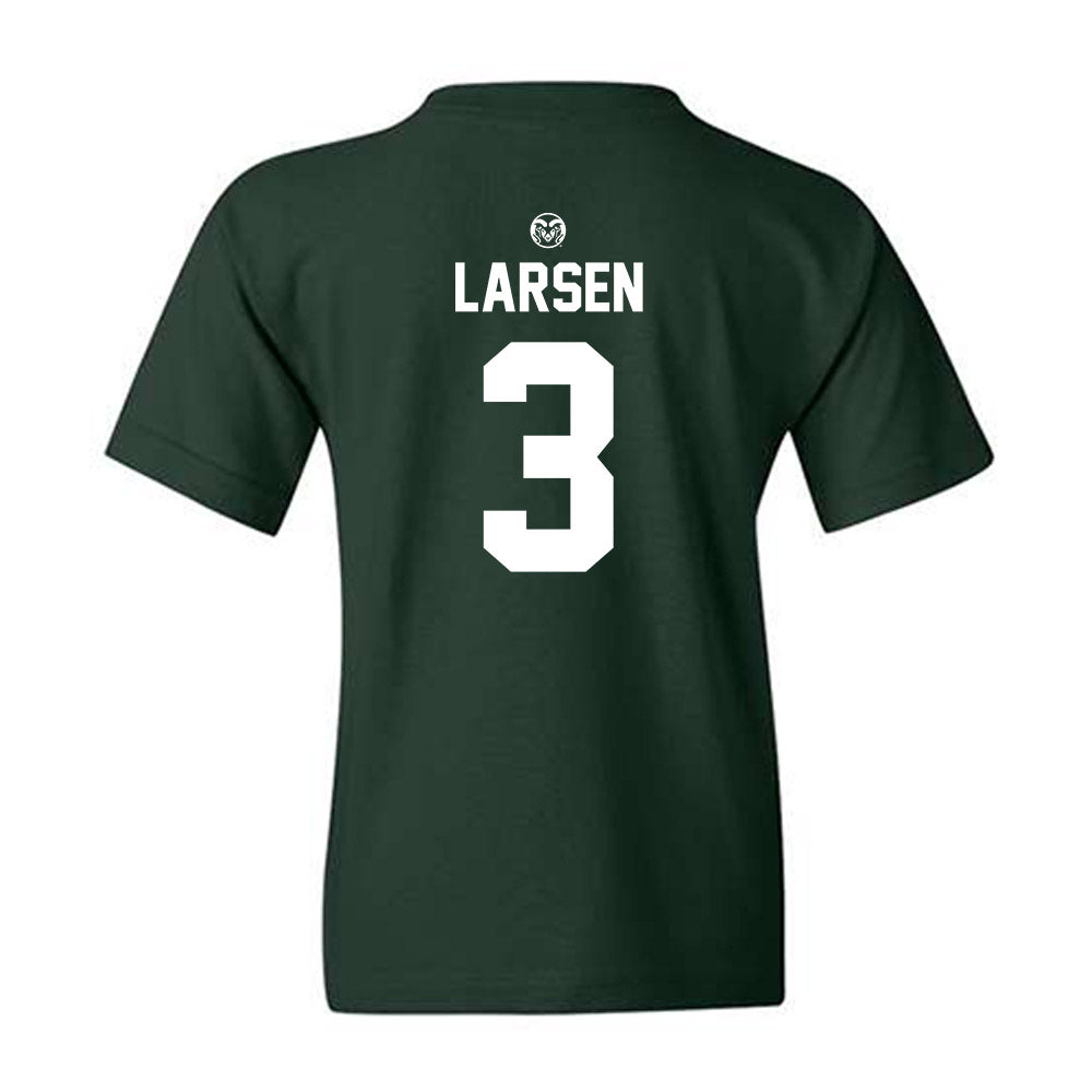 Colorado State - NCAA Women's Basketball : Elsie Larsen - Youth T-Shirt-1