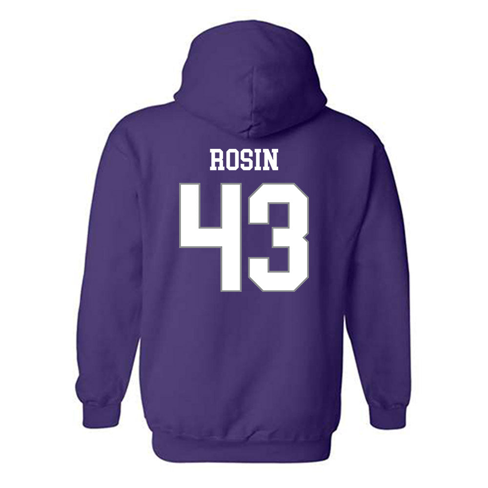 Kansas State - NCAA Baseball : Ben Rosin - Classic Shersey Hooded Sweatshirt-1