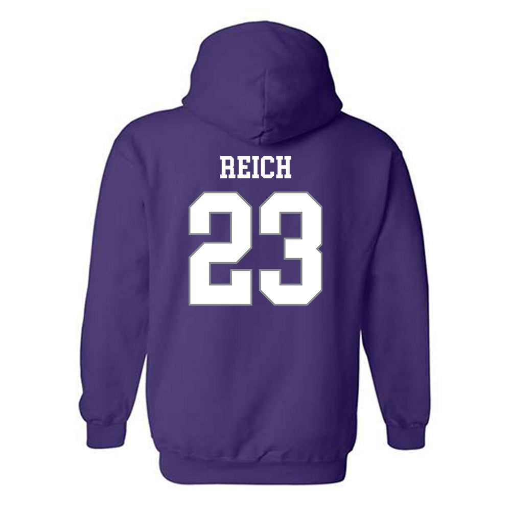 Kansas State - NCAA Baseball : Jonah Reich - Classic Shersey Hooded Sweatshirt-1