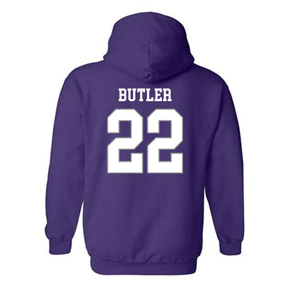 Kansas State - NCAA Baseball : Tazwell Butler - Classic Shersey Hooded Sweatshirt-1