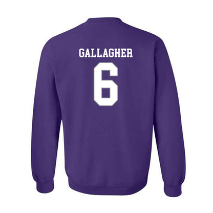 Kansas State - NCAA Baseball : Grant Gallagher - Classic Shersey Crewneck Sweatshirt-1