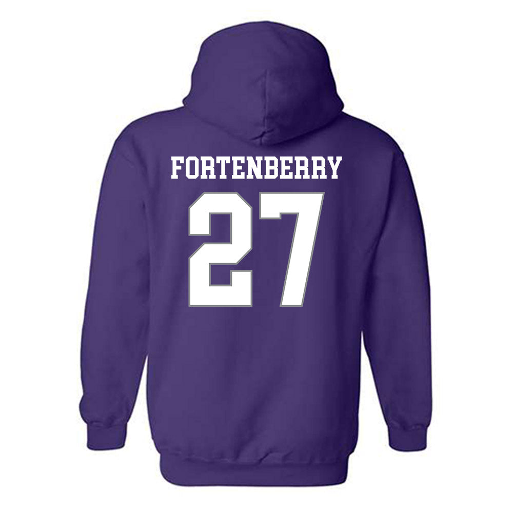Kansas State - NCAA Baseball : Robert Fortenberry - Classic Shersey Hooded Sweatshirt-1