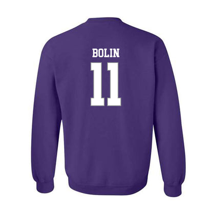 Kansas State - NCAA Baseball : Robby Bolin - Classic Shersey Crewneck Sweatshirt-1