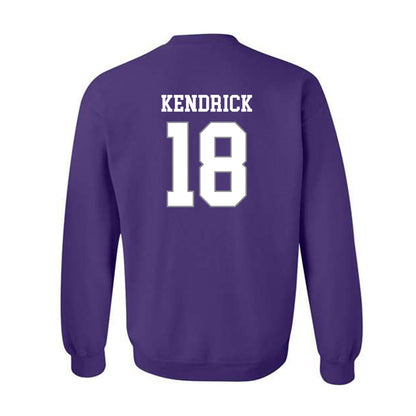 Kansas State - NCAA Baseball : Micah Kendrick - Classic Shersey Crewneck Sweatshirt-1