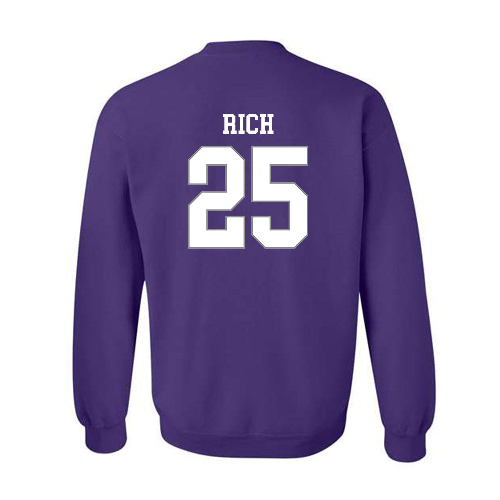 Kansas State - NCAA Football : Zashon Rich - Classic Shersey Crewneck Sweatshirt-1