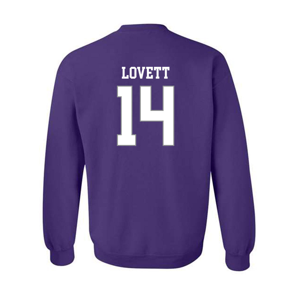 Kansas State - NCAA Football : Maxwell Lovett - Classic Shersey Crewneck Sweatshirt-1