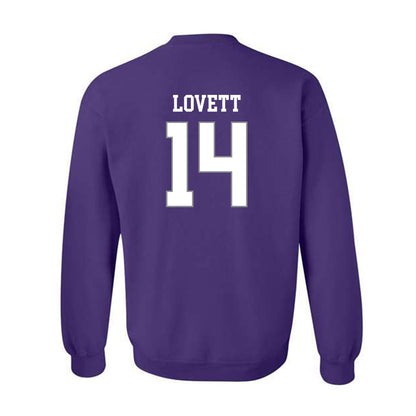 Kansas State - NCAA Football : Maxwell Lovett - Classic Shersey Crewneck Sweatshirt-1