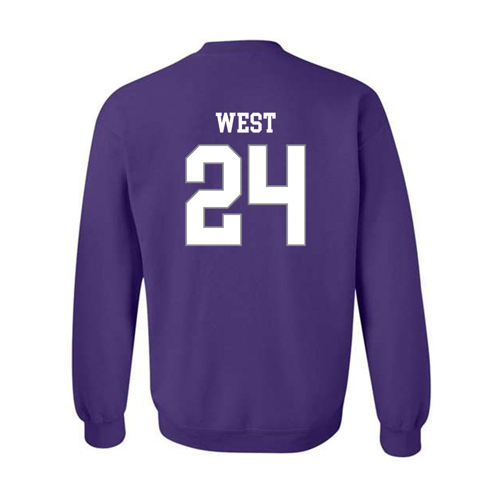 Kansas State - NCAA Football : Tanner West - Classic Shersey Crewneck Sweatshirt-1