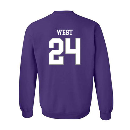 Kansas State - NCAA Football : Tanner West - Classic Shersey Crewneck Sweatshirt-1