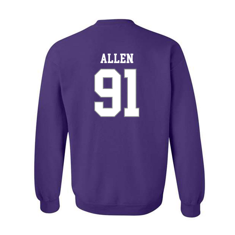 Kansas State - NCAA Football : Jordan Allen - Classic Shersey Crewneck Sweatshirt-1