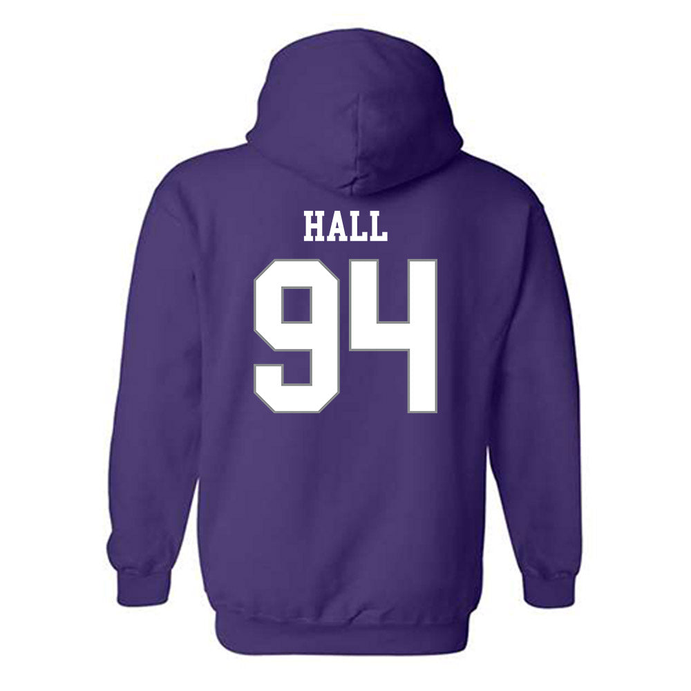 Kansas State - NCAA Football : Kingston Hall - Classic Shersey Hooded Sweatshirt-1