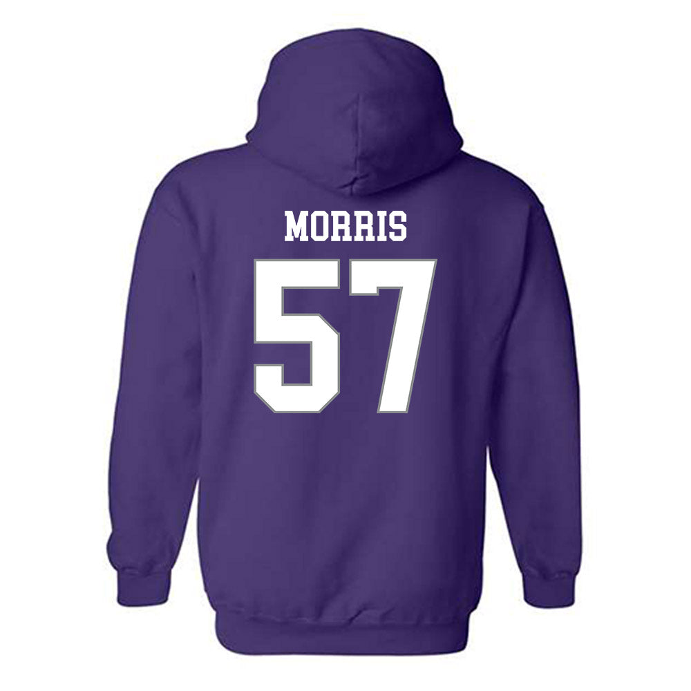 Kansas State - NCAA Football : Delvin Morris - Classic Shersey Hooded Sweatshirt-1