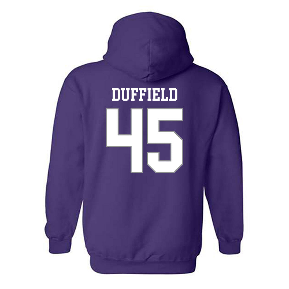 Kansas State - NCAA Football : Jaxson Duffield - Classic Shersey Hooded Sweatshirt-1